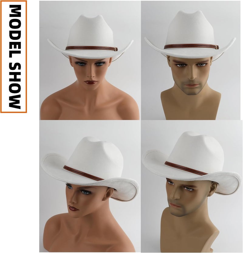 Pro Celia Cowboy Hat for Women and Men Wide Brim Western Cowgirl Hat - Image 5